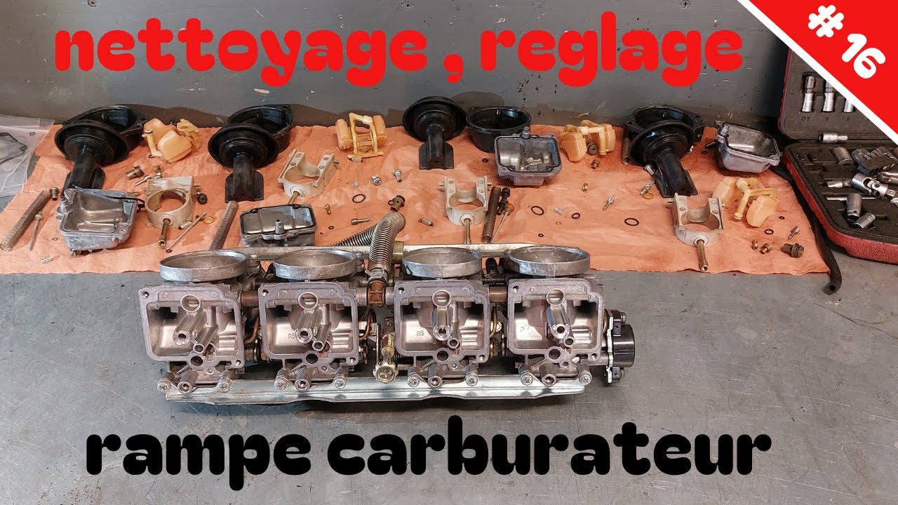 nettoyage rampe de carburateur