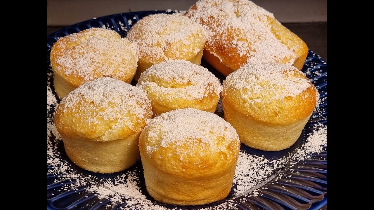 Muffin nuvola al limone  Sofficissimi