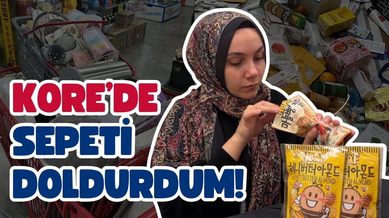 Kore'den neler aldım? -  Part 1 | Market & Daiso alışverişim