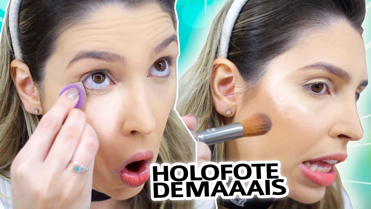 TUTORIAL SÓ com TÉCNICAS de MAQUIAGEM que NÃO GOSTO | Julia Tedesco