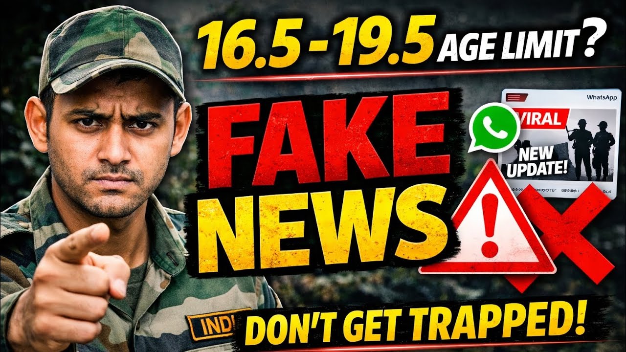 Army Agniveer Age Limit Fake/ Real News 🚨 16.5–19.5 Sach Ya Jhoot? #Realupdate#agelimit #armyagniver