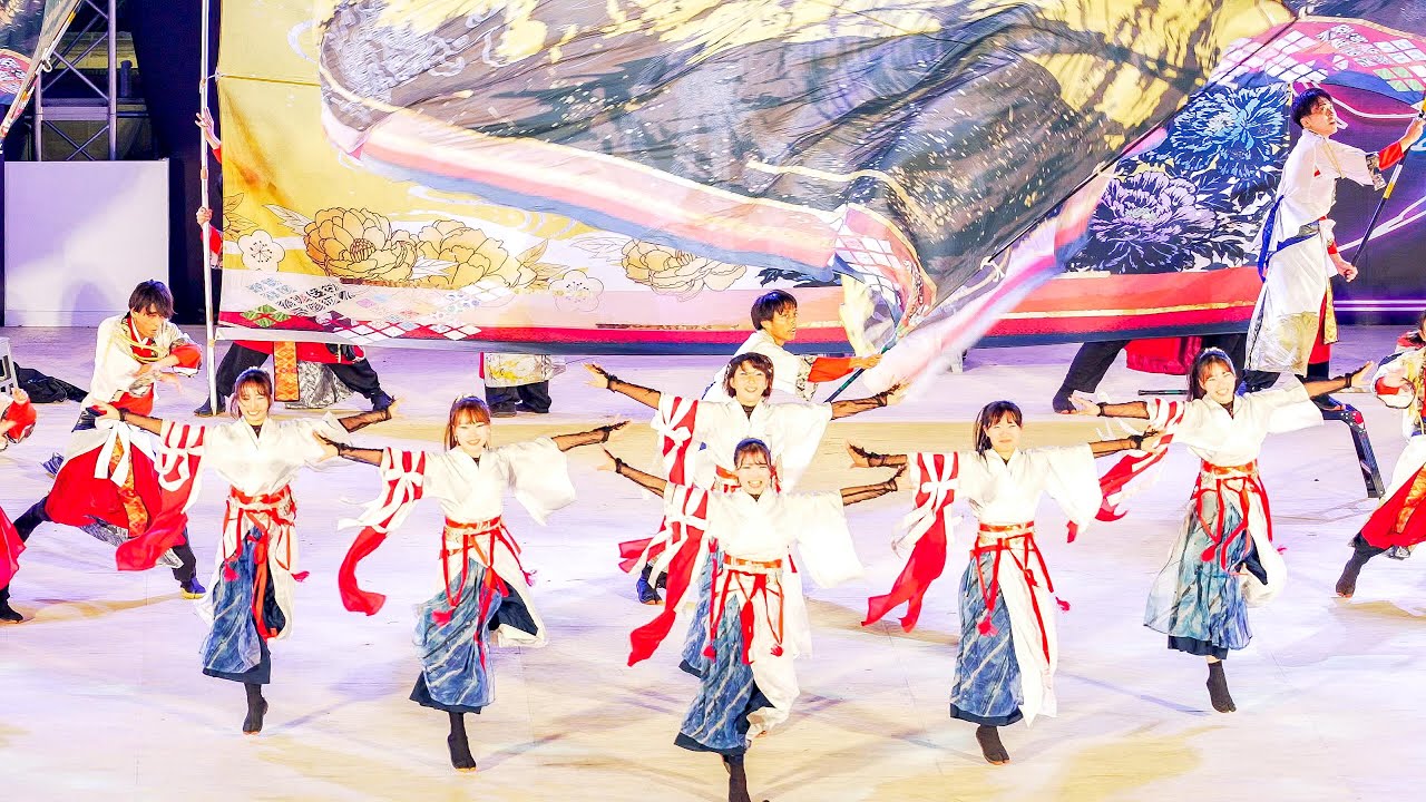 [4K] 彩ノ京 -ハナノミヤコ- 【U-40大会 大賞披露演舞】　にっぽんど真ん中祭り 2024 どまつり 日曜日 (中央)