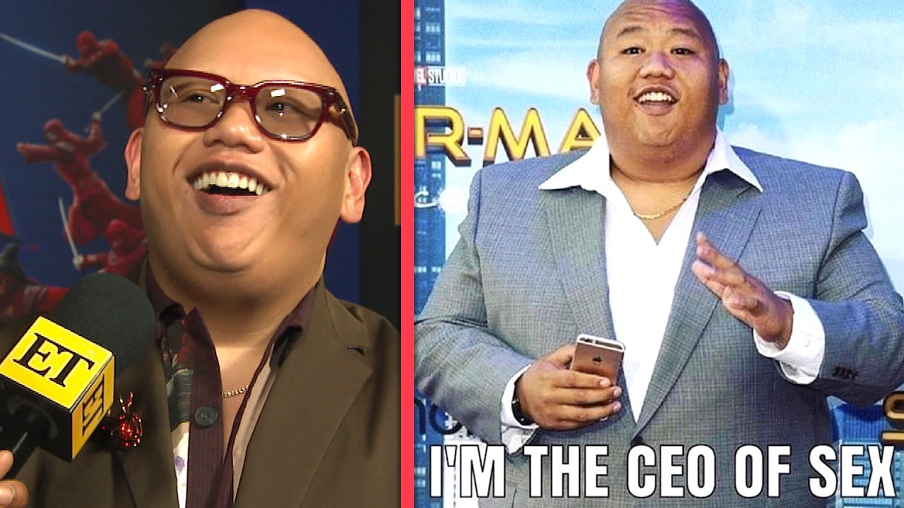Jacob Batalon REACTS to 'the CEO of Sex' Meme at Spider-Man: Brand New Day Premiere (Exclusive)