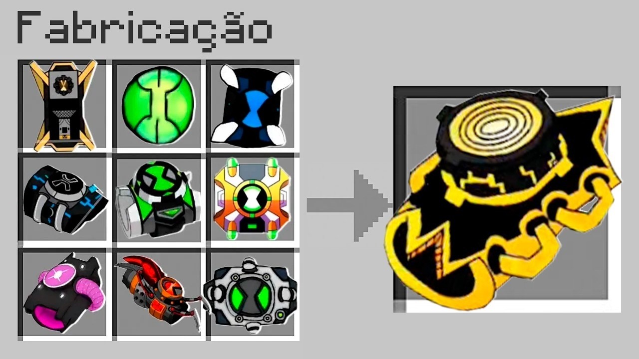 POSSO Fazer QUALQUER OMNITRIX no MINECRAFT BEN 10 ‹ Abeia ›