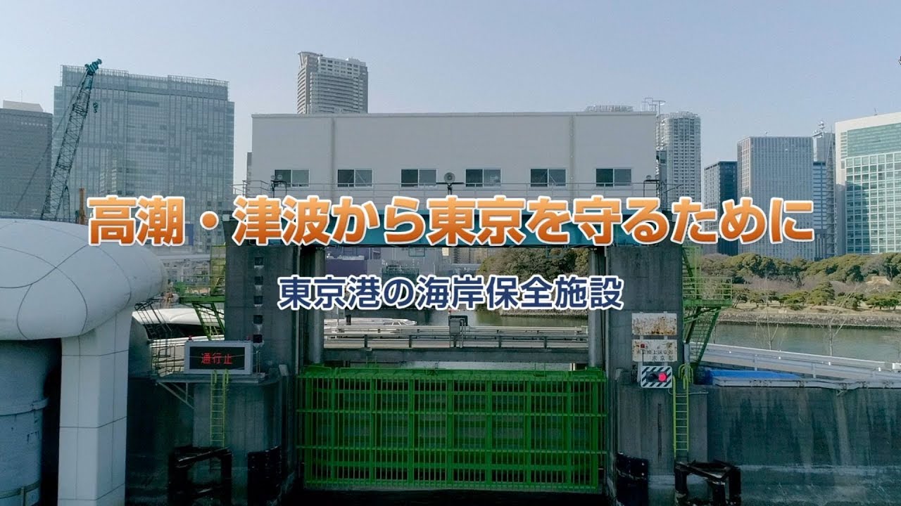 高潮・津波から東京を守るために　～東京港の海岸保全施設～