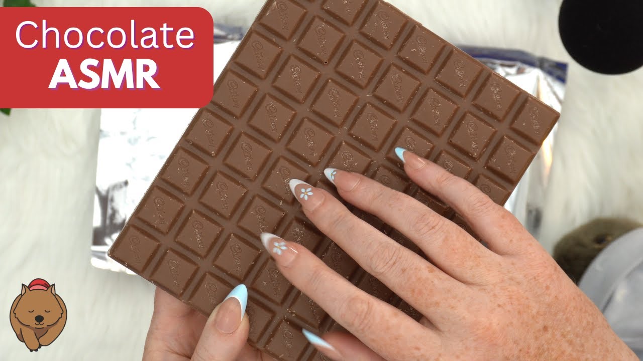🍫 Chocolate Tapping & Scratching ASMR 🍫  No Talking
