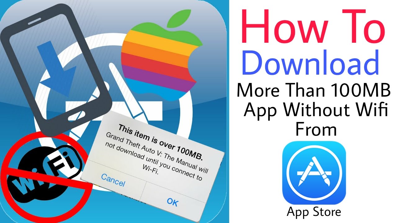How to  Download Large App On iPhone