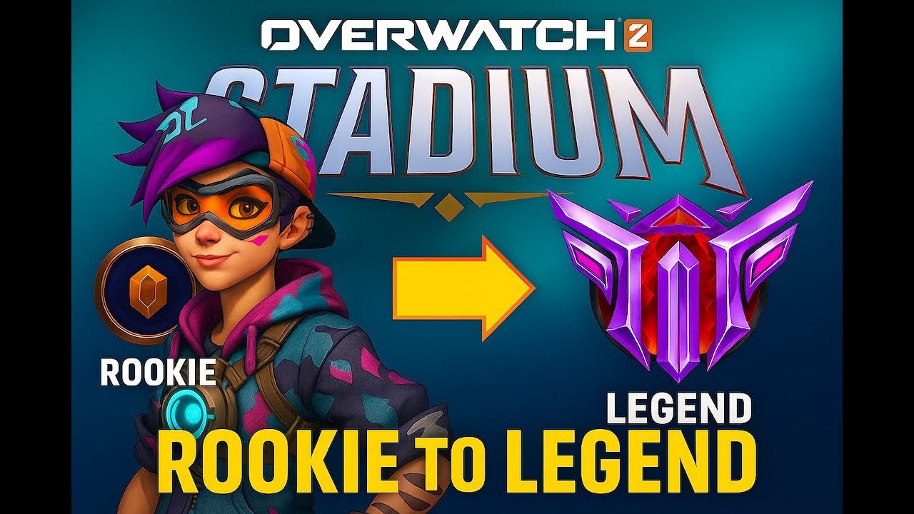 Rookie to Legend | Tracer Only Overwatch Stadium Climb pt4