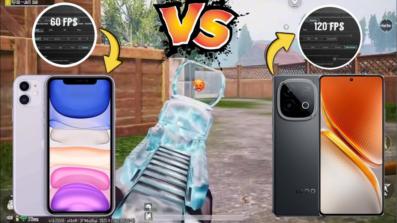 iPhone 11 vs IQoo Neo 10 Bgmi Test 2026 ✅ ! With Tdm Gameplay & Streamer Reaction ! @HxrshGaming03 