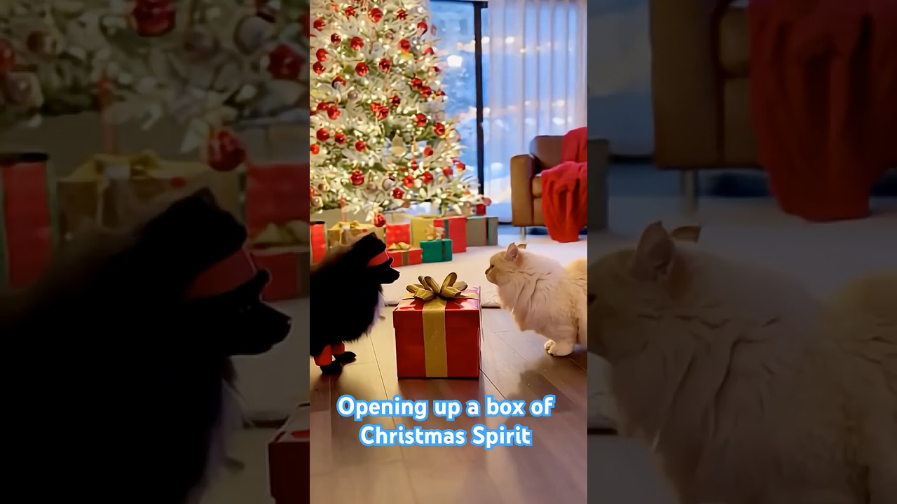 Ember and Saru open up a box of Christmas spirit! 