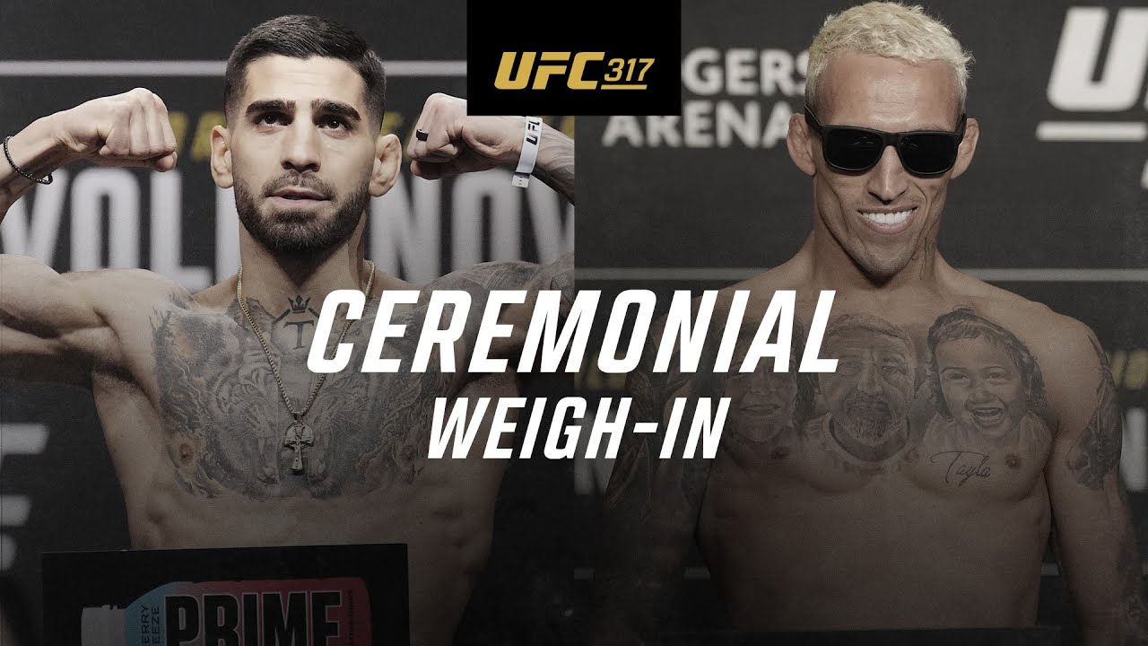 UFC 317: Торжественное взвешивание