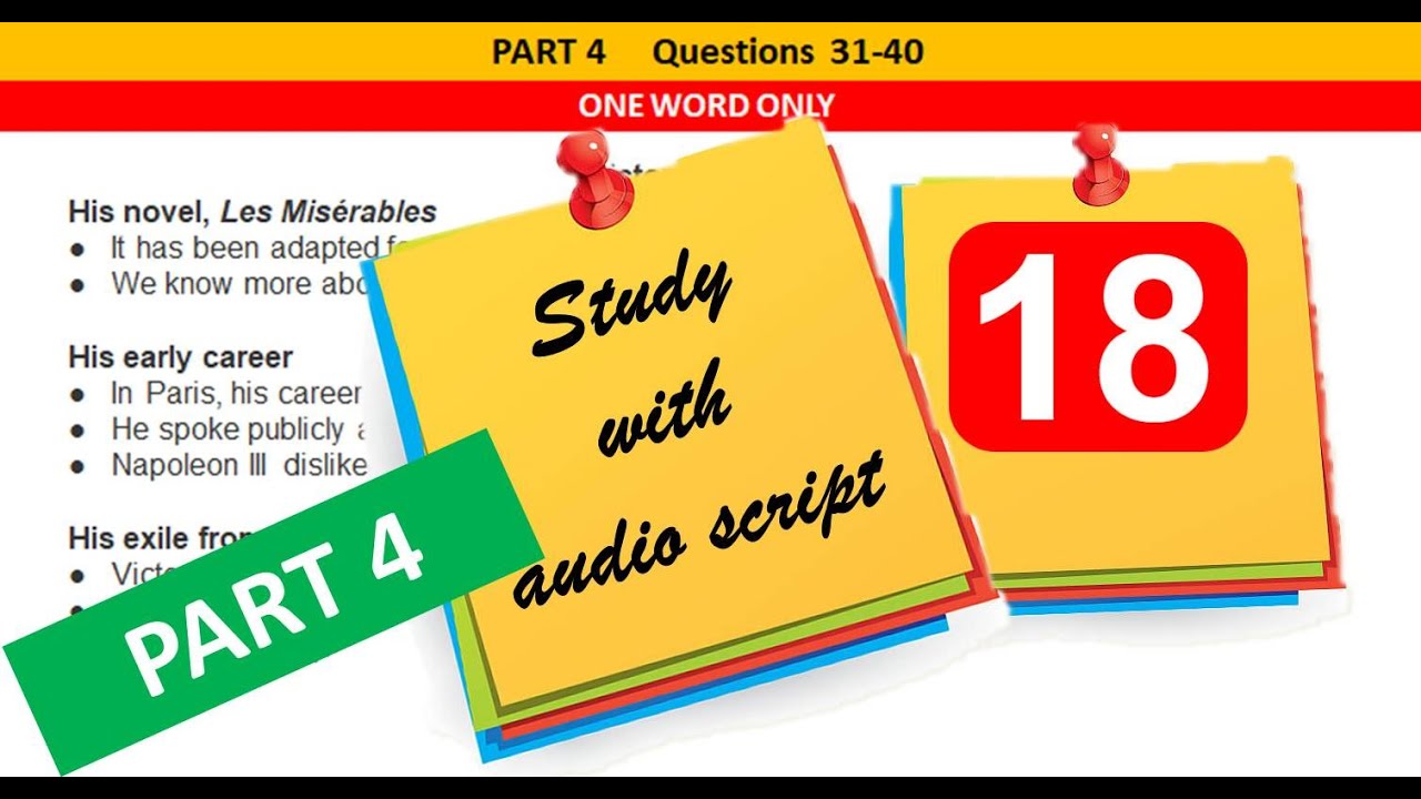 IELTS LISTENING STUDY WITH TEXT PART 4 - FAST-DIFFICULT