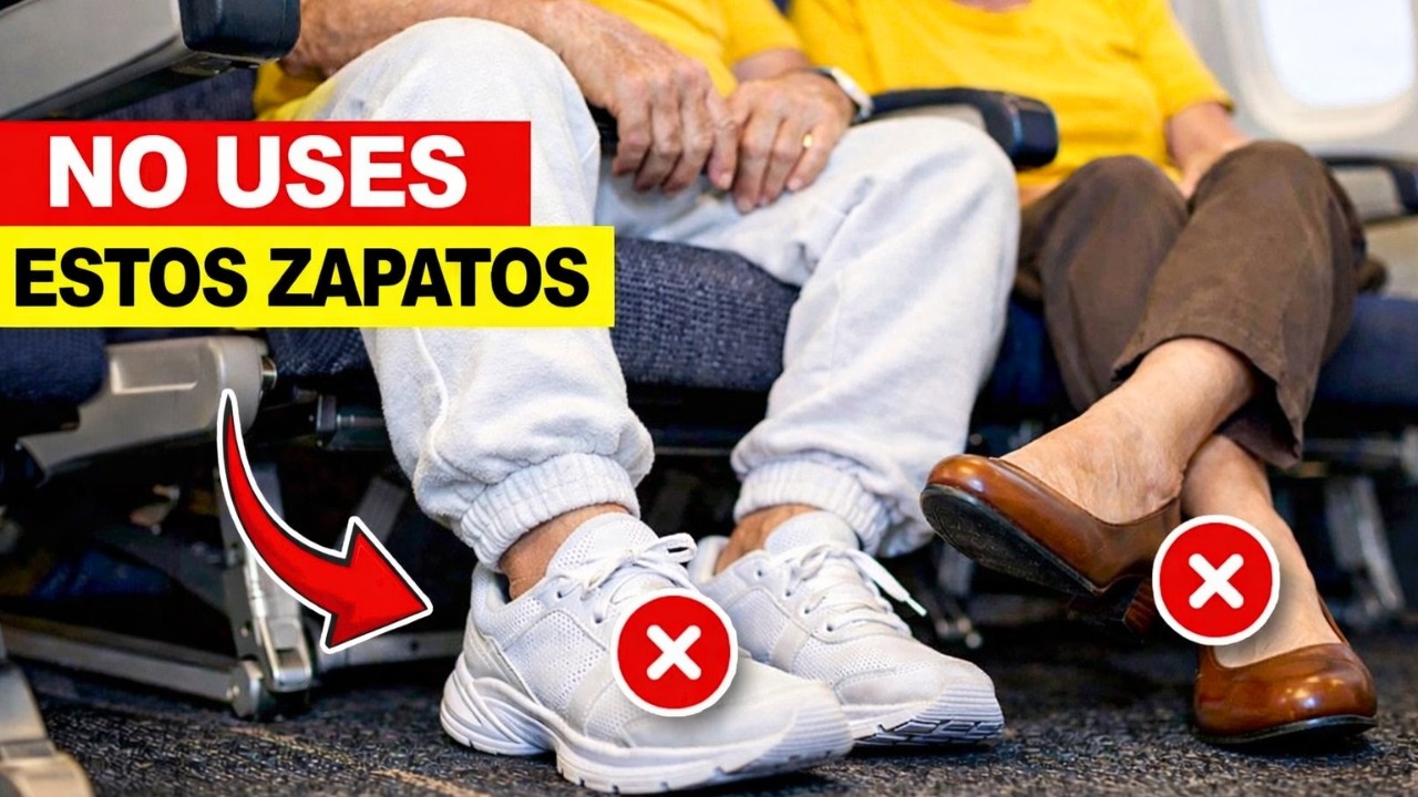 Los PEORES ZAPATOS para el AVI&Oacute;N (Azafata revela raz&oacute;n) | Consejos de Viaje