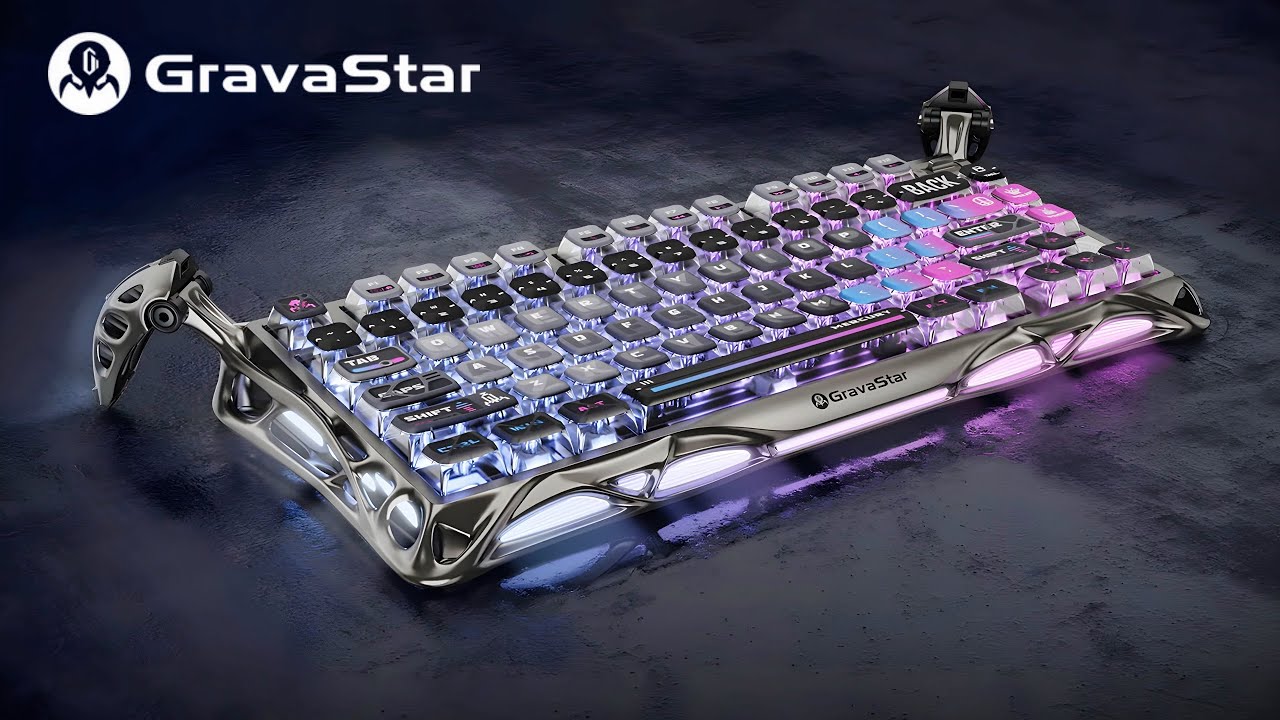 미래에서 온 키보드? 그라바스타 머큐리 K1 시리즈 기계식 키보드 리뷰! (GravaStar Mercury K1 series)