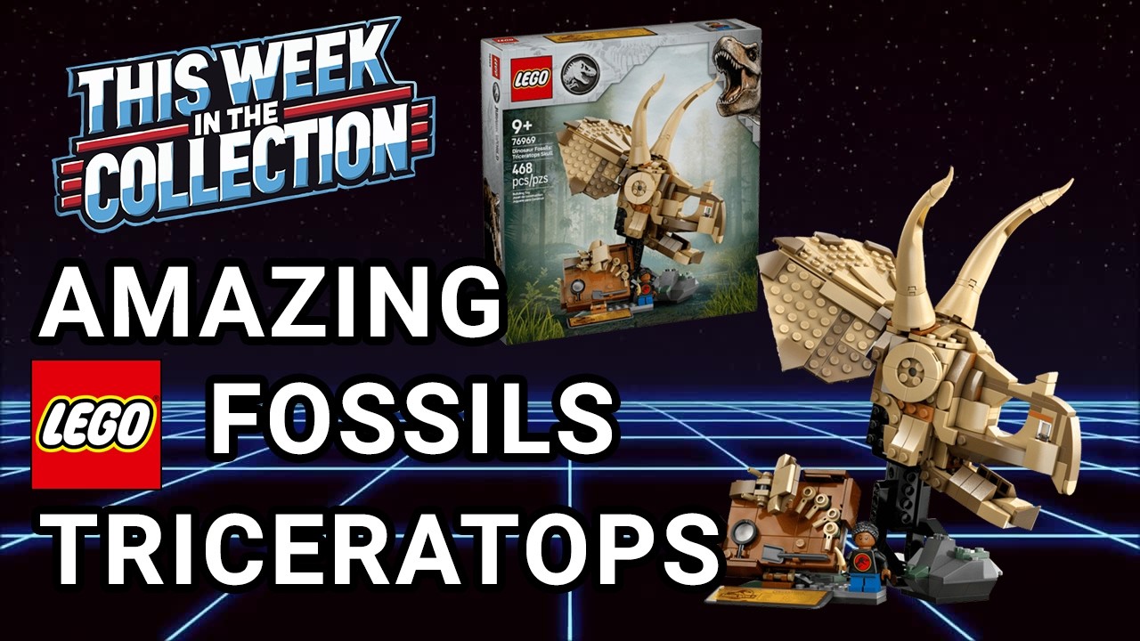 LEGO Jurassic World Triceratops Skull 76969 Build & Review | Dinosaur Fossils #lego #jurassicworld