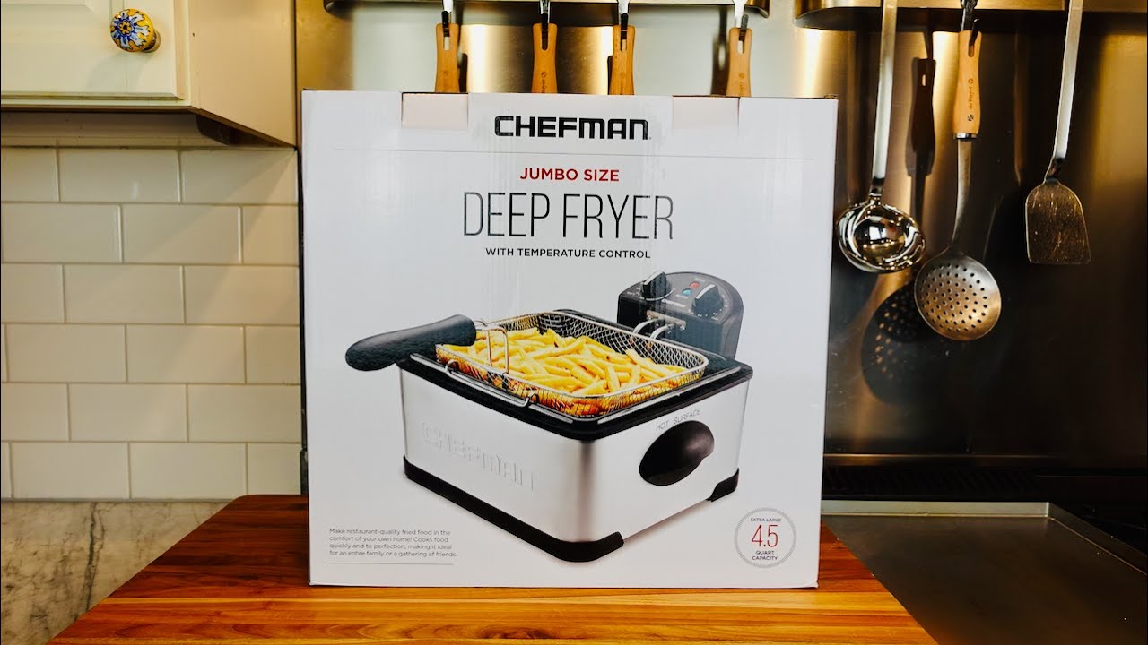 Big Chefman Deep Fryer Review with Wings, Fries, Poppers, Chicken, and More