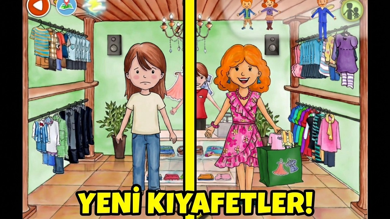 MY PLAY HOME PLUS SELİN'E KIYAFET ALIŞVERİŞİ YAPIYORUZ👘👗👚👒👙