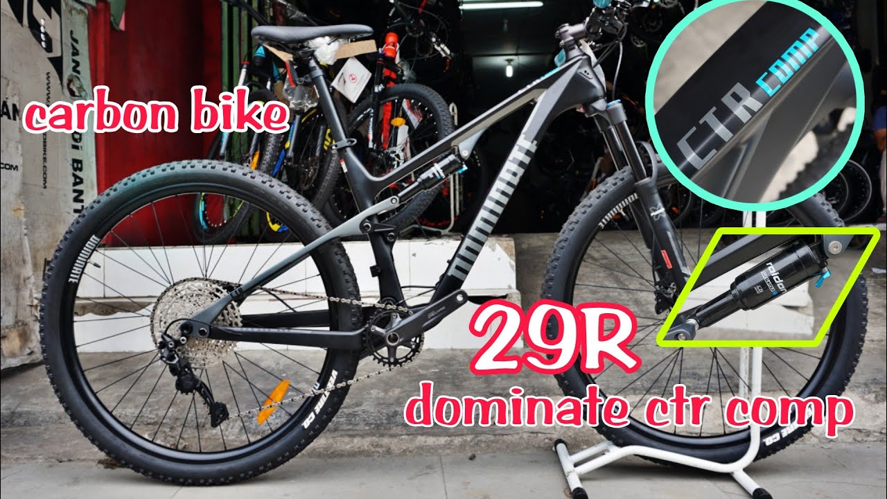 dream bike, dominate ctr comp, carbon frem 29R, dual suspension wind,