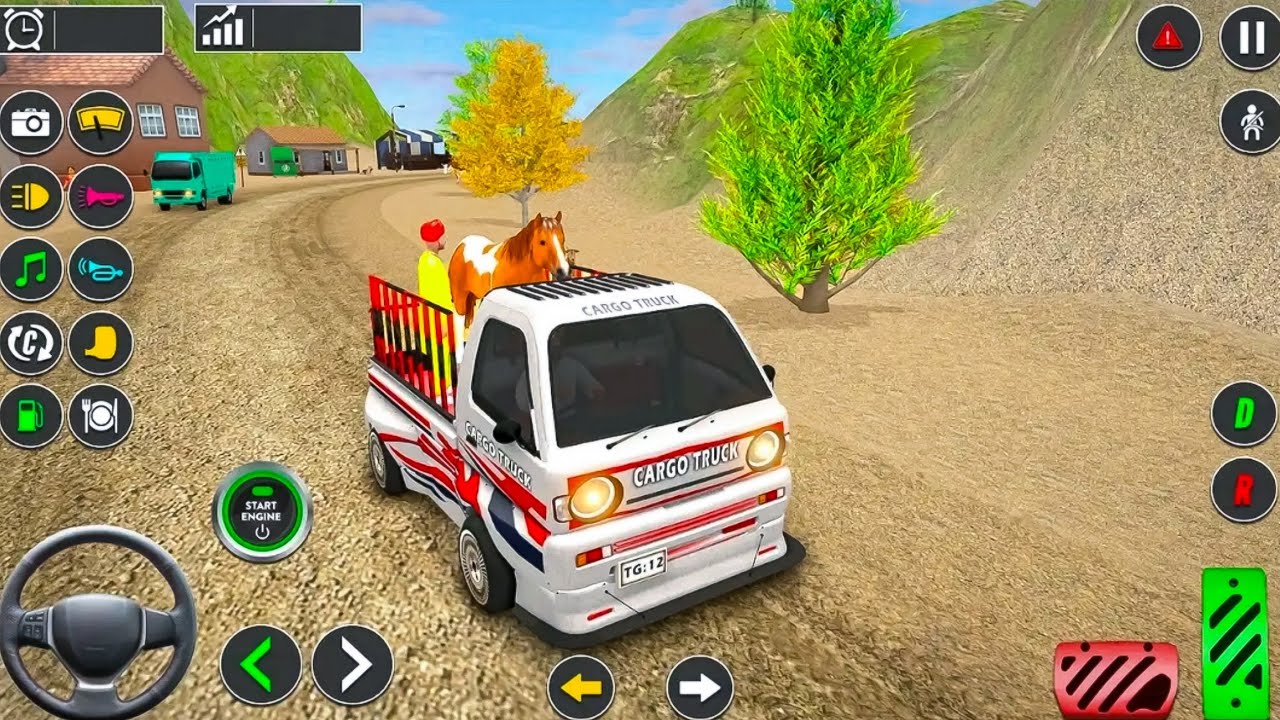 Farm Animal Truck Simulator 3D- Cargo Truck Zoo Transporter Driving - Android Gameplay