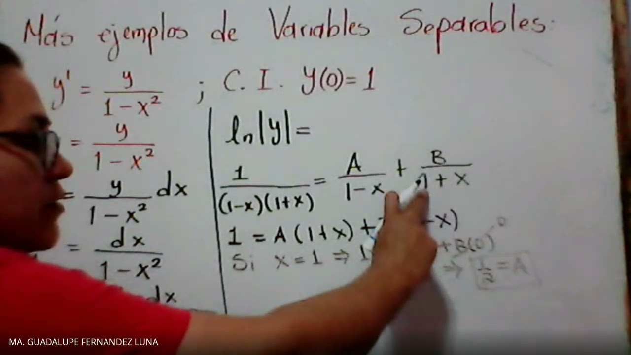 Ejemplo 3.  Variables Separables con CI
