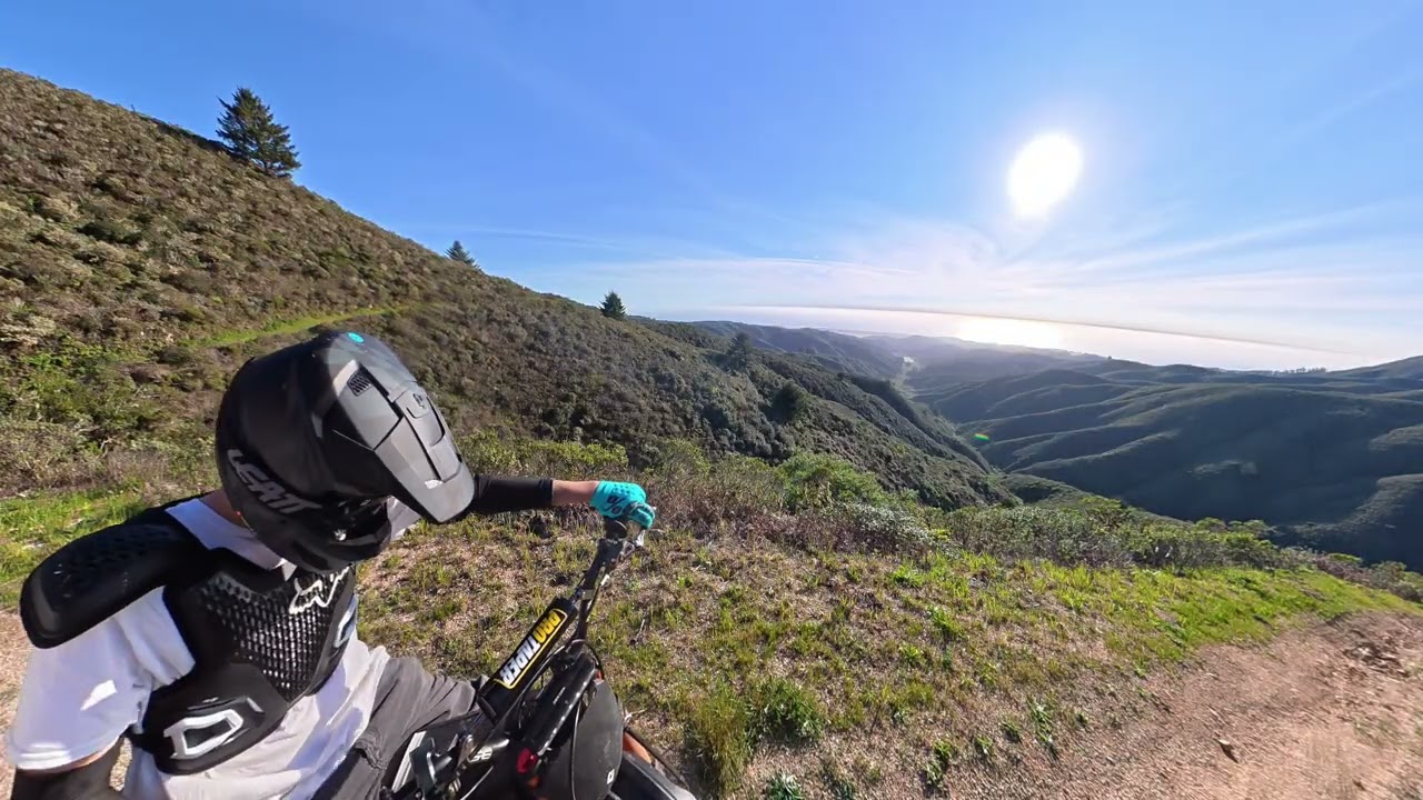 Coastal CA ride on the same day it snowed in Seattle