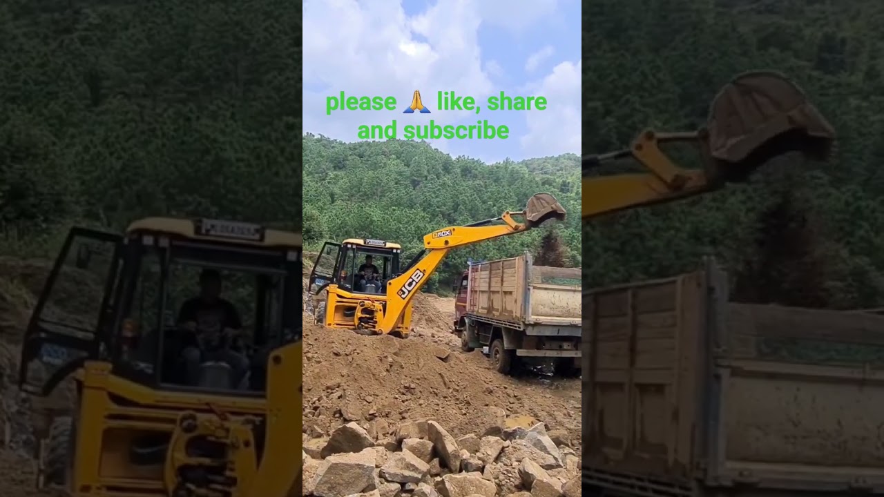 jcb loading soil in a dump truck #jcb #jcbatwork #jcb3dx #jcbvideo #jcbloading #jcbloadingsoil #3dx
