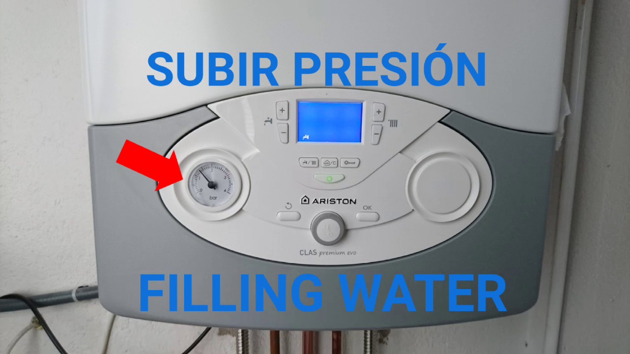ARISTON Class Premium evo como subir la presión, error 108 code
