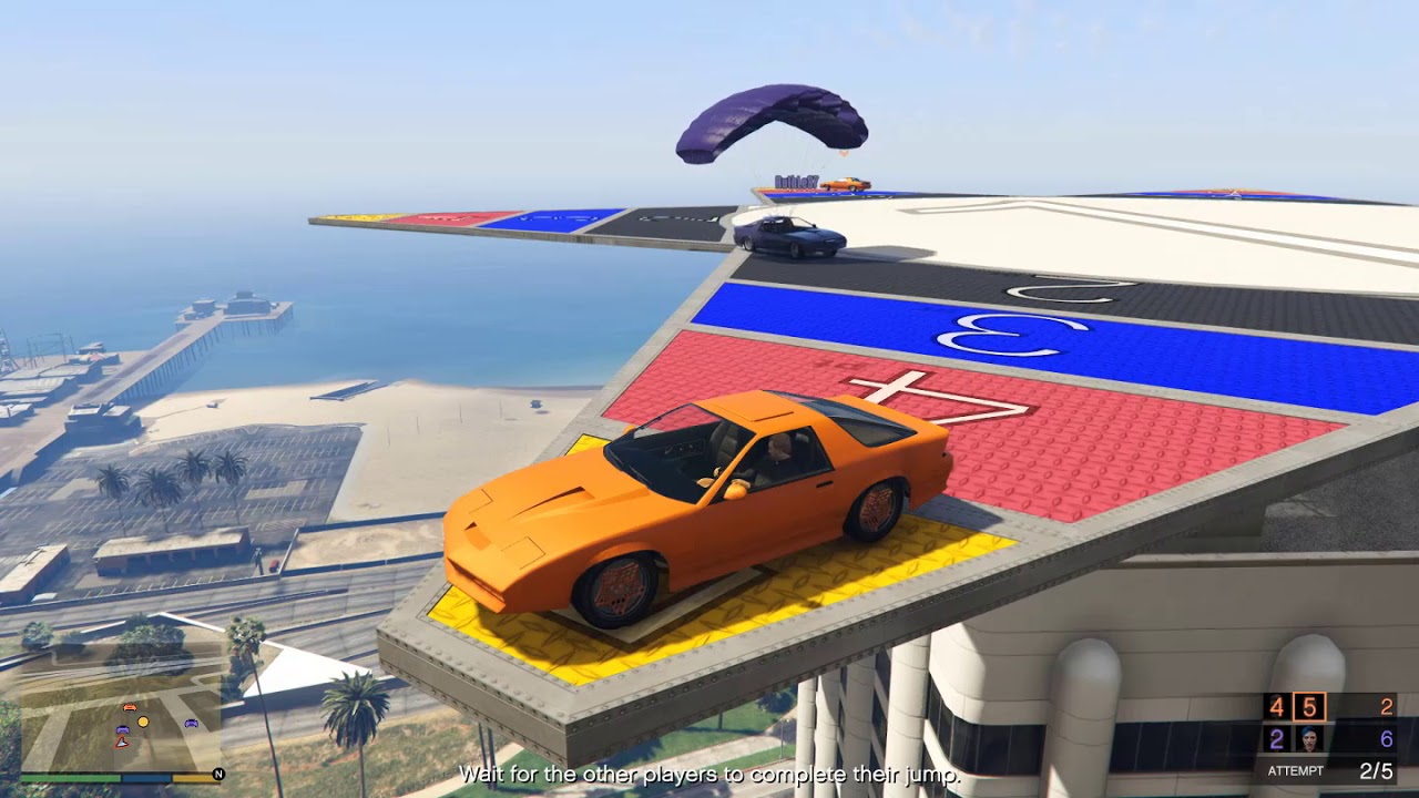 BÖYLE GERİDÖNÜŞ GÖRMEDİNİZ!! Uçan Arabalar GTA5