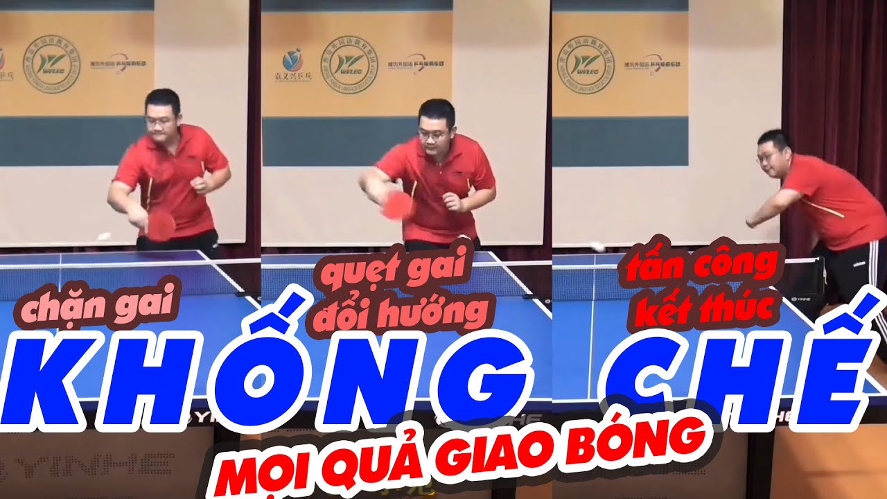 Các Tình Huống Thực Chiến Khi Đỡ Giao Bóng Bằng Gai Dài