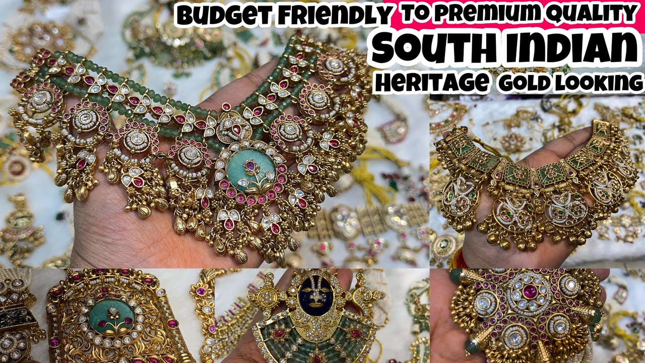 South Indian Traditional Jewellery manufacturer| Rajwadi Jewelry Wholesale| Premium Bridal Jewellery
