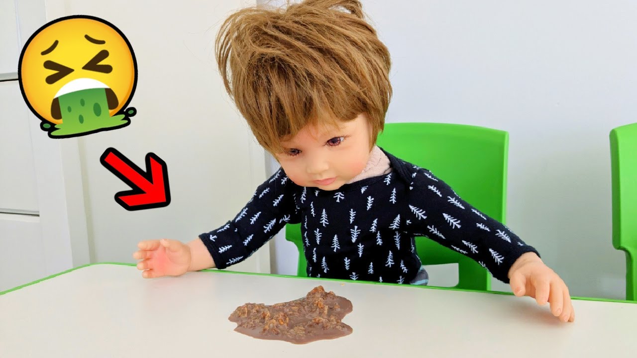 Reborn Boy Throws Up At School Role Play
