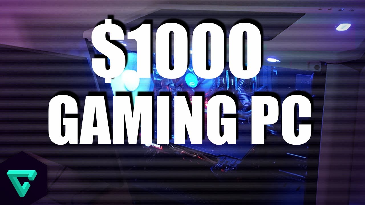 The $1000 Gaming Computer Build for 1080p Gaming ( Corsair, AMD, Nvidia)