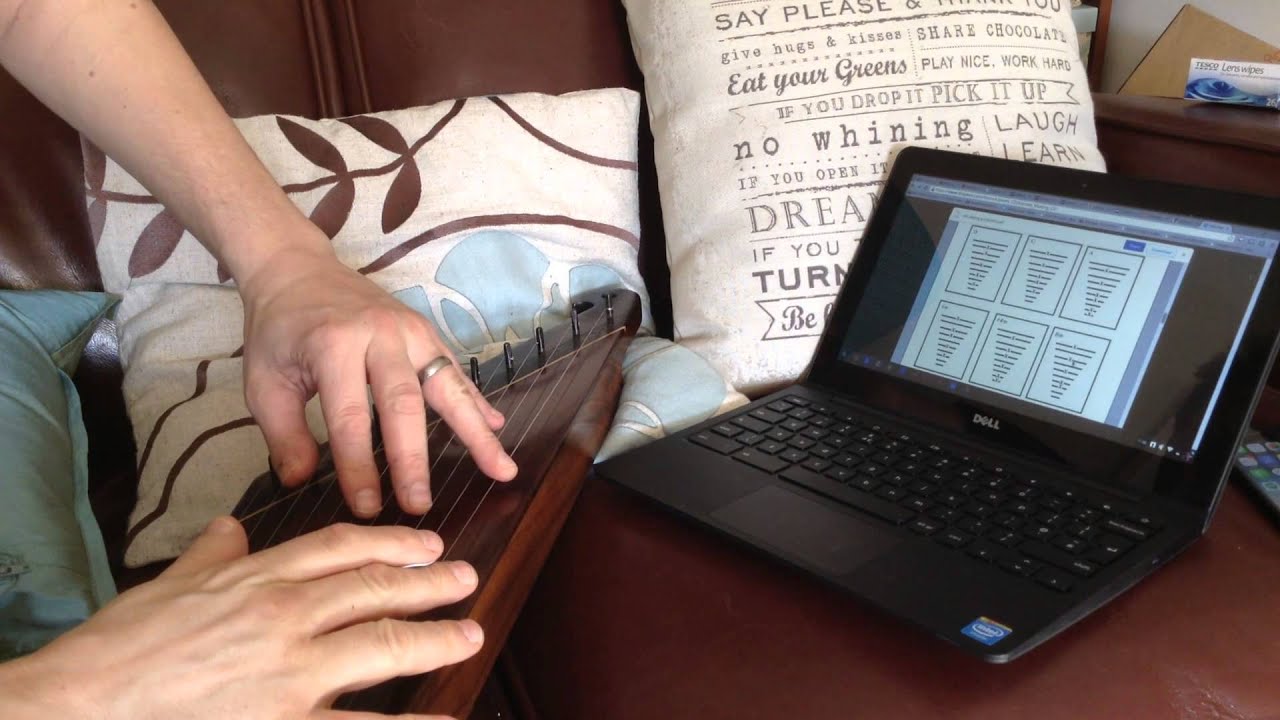 11 String Kantele:  Playing the first 6 Chords