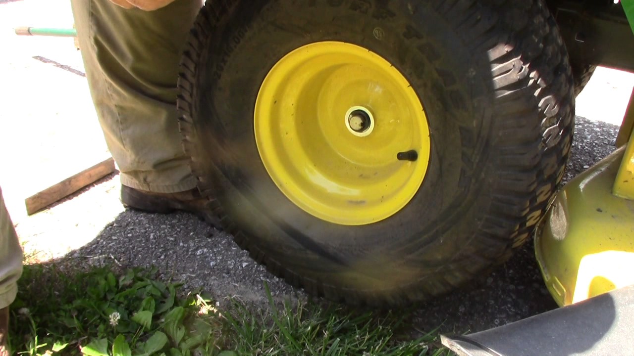 How to Remove Front and Rear Tires (Wheels) from John Deere S240 Lawn Tractor