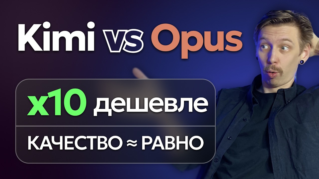 Kimi K2.6 vs Opus 4.7: как платить в 10 раз меньше
