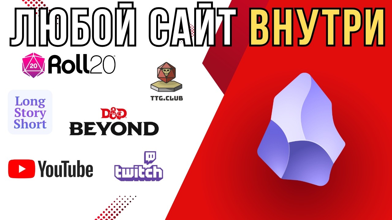 Это не OBSIDIAN, а полноценный браузер (ну почти)