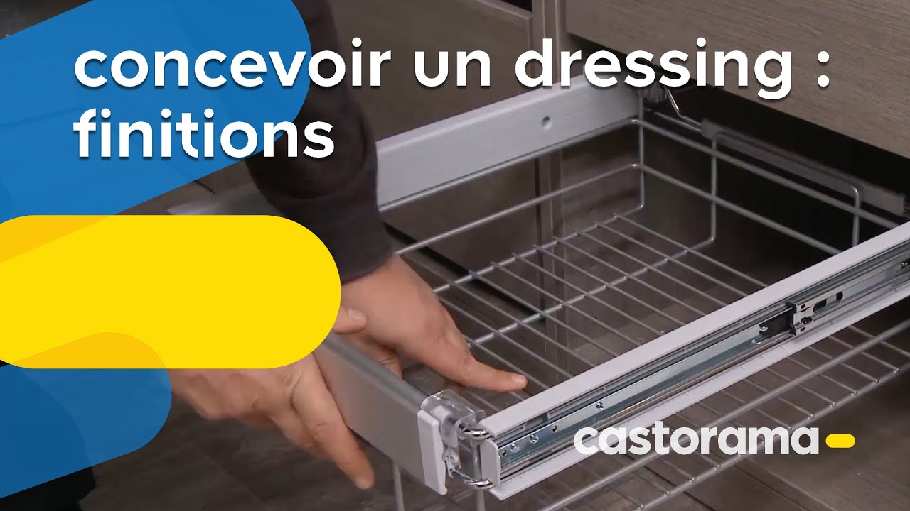 Concevoir un dressing : accessoires et finitions (Castorama)