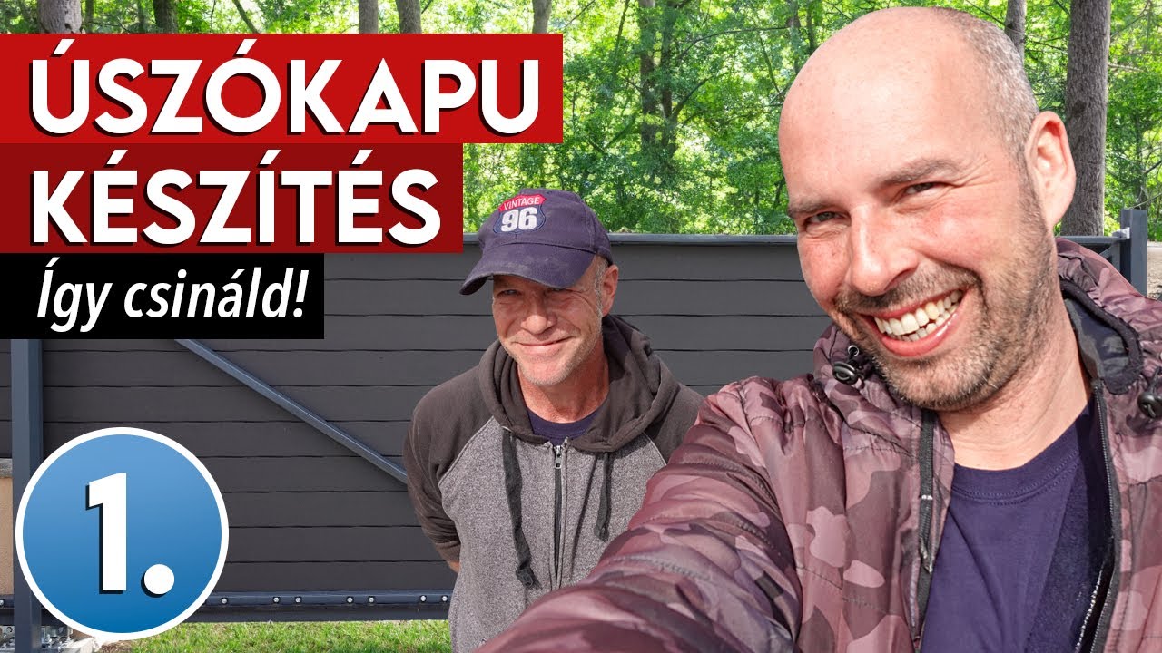 Úszókapu készítés - részletes útmutató - a tervezéstől a működő kapuig - Motorline Slide 1024 - #1