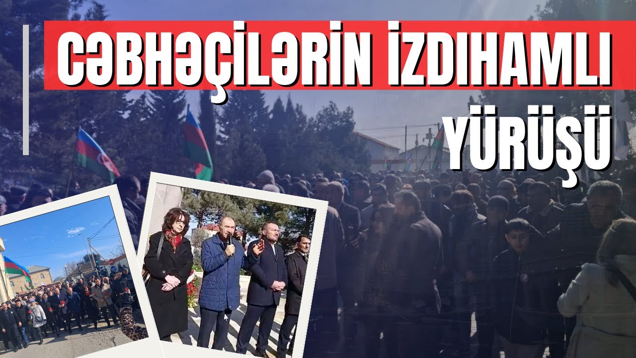 Bakıda böyük izdiham! AXCP üzvləri Rəsulzadənin anım yürüşündə! Bu dəfə Əli Kərimli oilmadan!