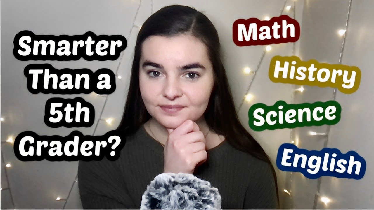 ASMR Are YOU Smarter Than a 5th Grader? | 100 Questions