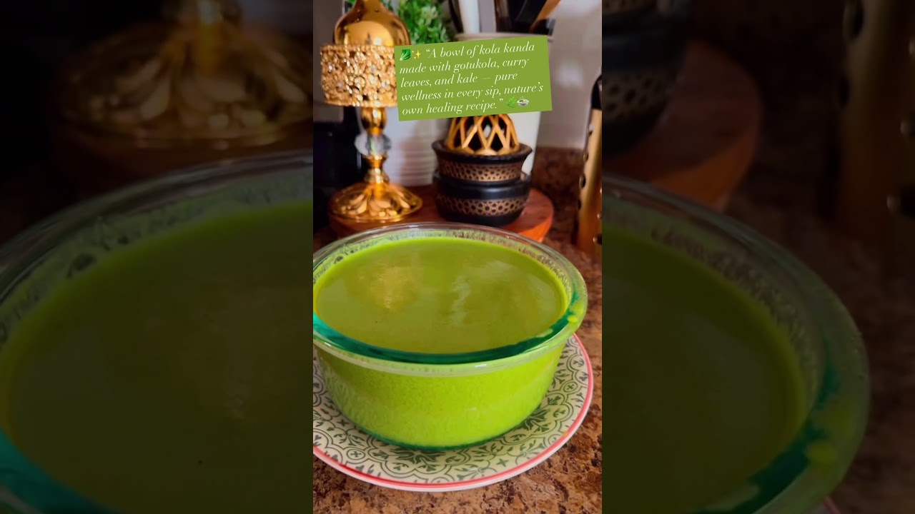 Kola kanda Srilankan healthy porridge