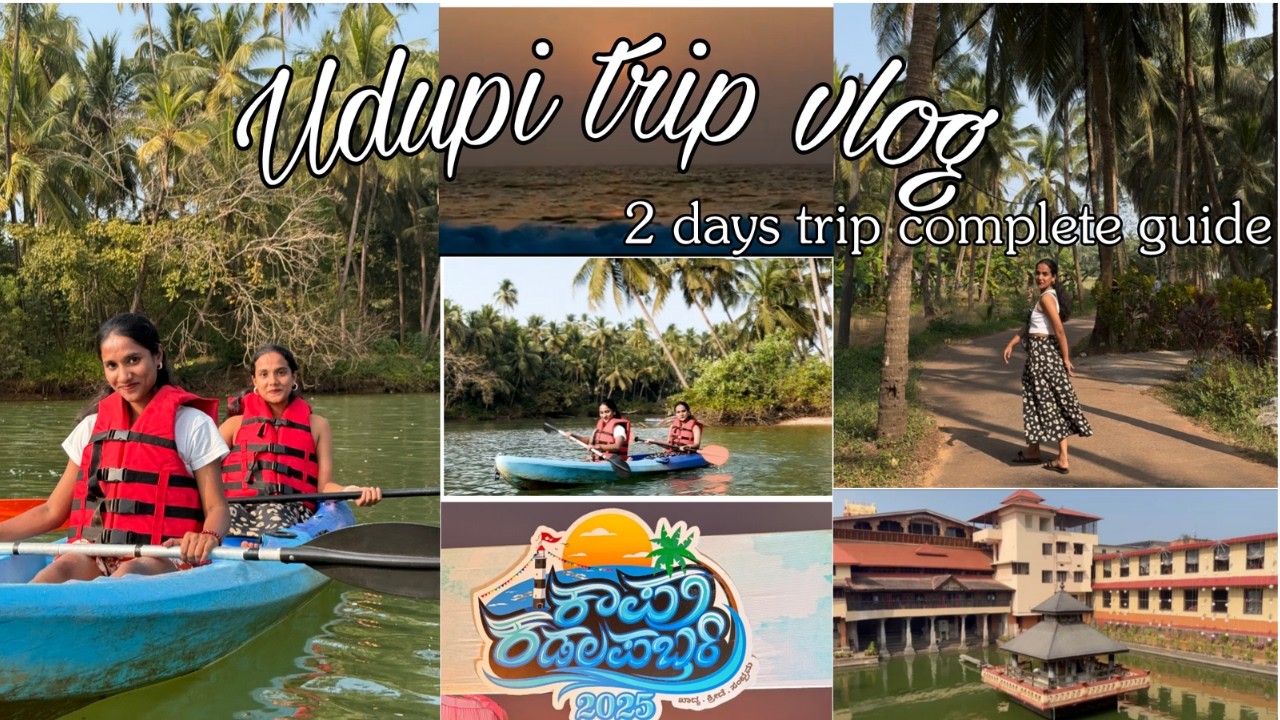 Udupi trip vlog🌴🌊🥥2 days complete udupi trip guide.