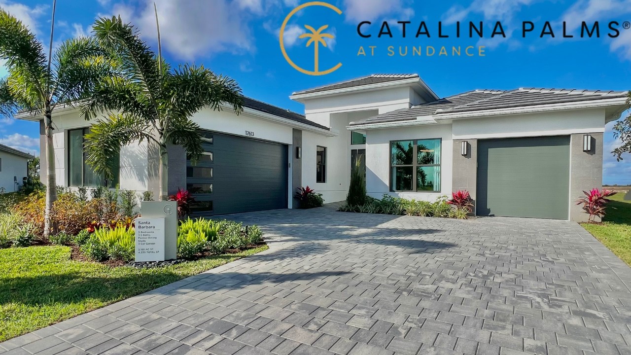 Модель дома Santa Barbara в жилом комплексе Catalina Palms | Новый роскошный дом для людей старше...