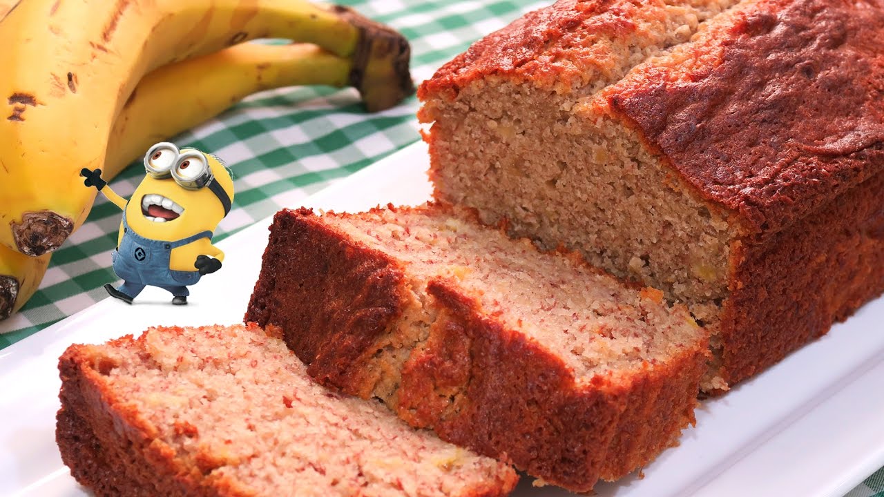 Bizcocho de Plátano | Bizcocho Casero Fácil Esponjoso y Delicioso!