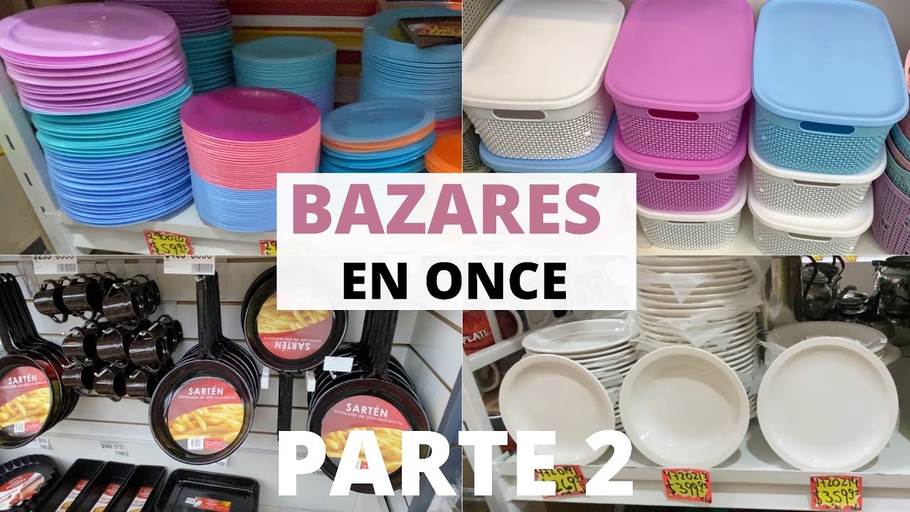 BAZAR por MAYOR EN ONCE PARTE 2/ Platos/ Moldes/ Vasos/ Buenos Aires /Dónde comprar/