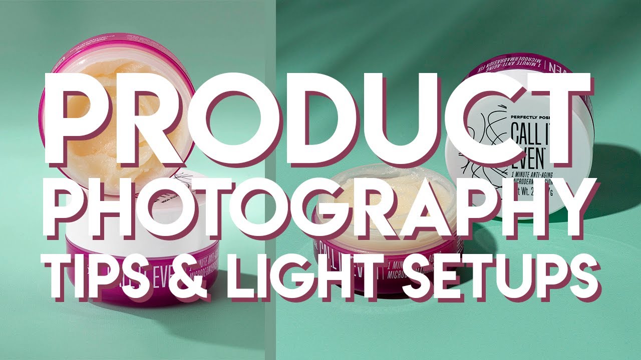 Product Photography Light setups, with tips and tricks
