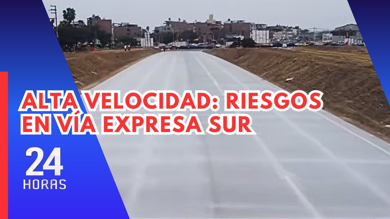 Caos y peligro en la V&iacute;a Expresa Sur: autos circulan a exceso de velocidad