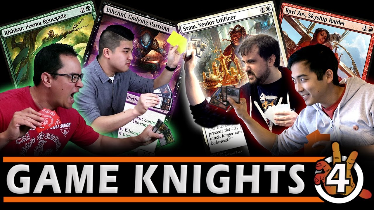 Who's the best Aether Revolt Commander? Sram, Kari Zev, Rishkar, Yahenni Gameplay | Game Knights 4