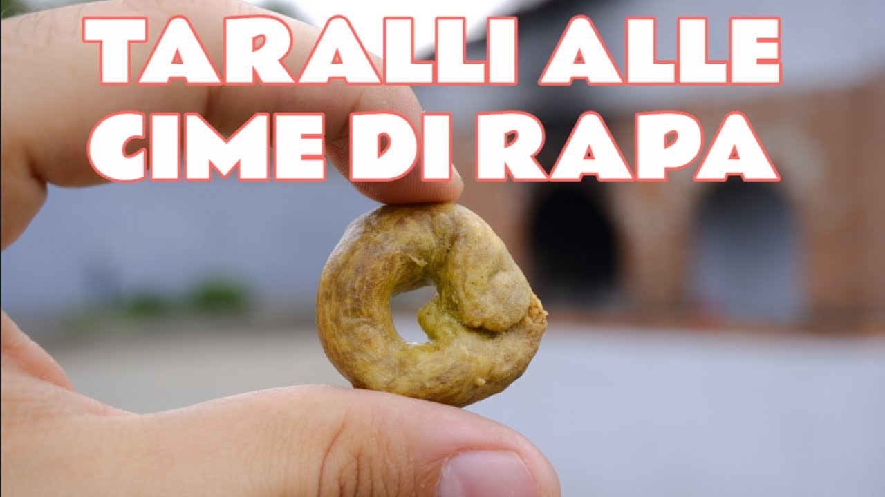TARALLI PUGLIESI ALLE CIME DI RAPA🥨🌿