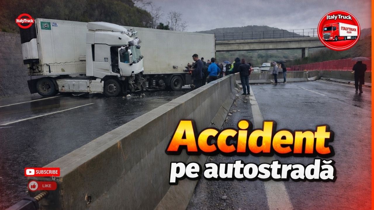 Accident pe autostrada  |  ItalyTruck